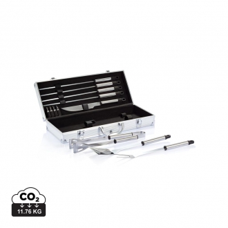 Visuel - SET DE 12 PCS POUR BARBECUE EN COFFRET ALUMINIUM